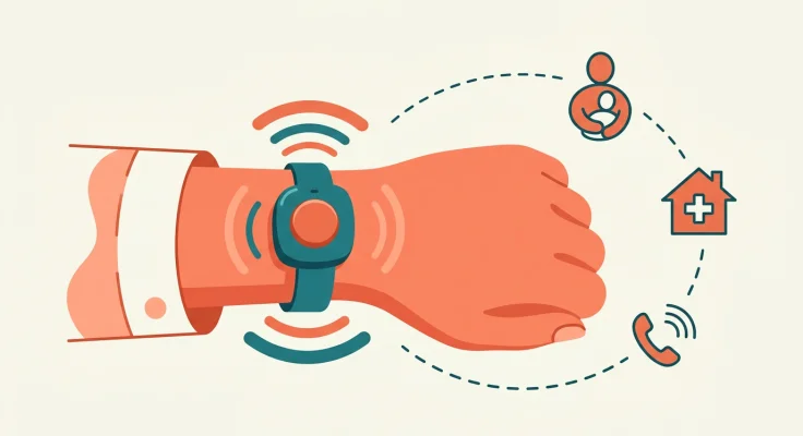 Localizadores GPS en Forma de Llavero para Personas Mayores