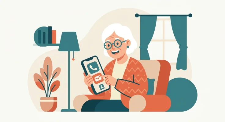 Móviles con Base de Carga para Mayores: Siempre con Batería