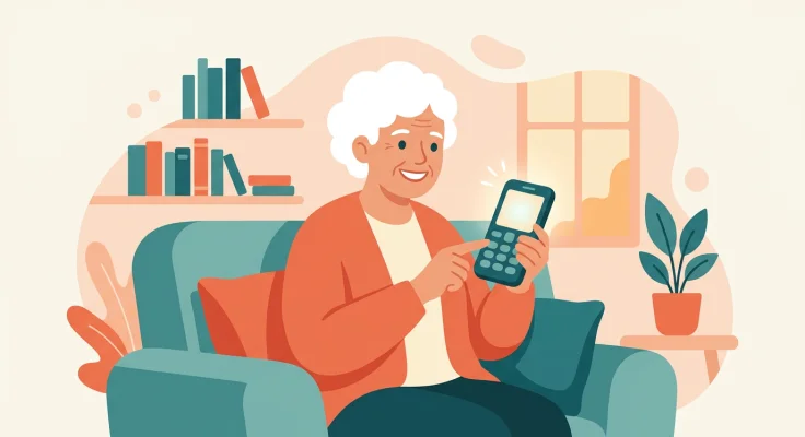 Móviles con Linterna y Radio FM para Personas Mayores