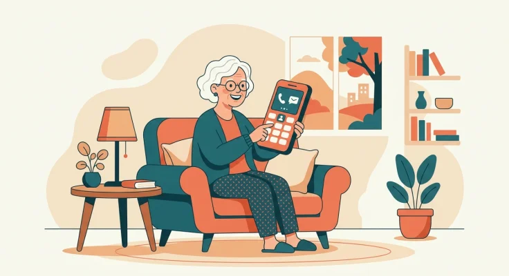 Móviles para Personas Mayores con Problemas de Vista