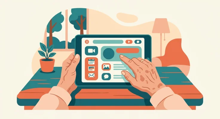 Tablets como Marco Digital de Fotos para Personas Mayores