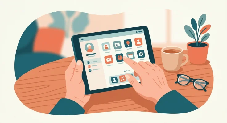 Tablets para Seguir Recetas de Cocina para Personas Mayores